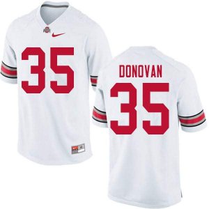 Men's Ohio State Buckeyes #35 Luke Donovan White Nike NCAA College Football Jersey Black Friday HZW6344YI